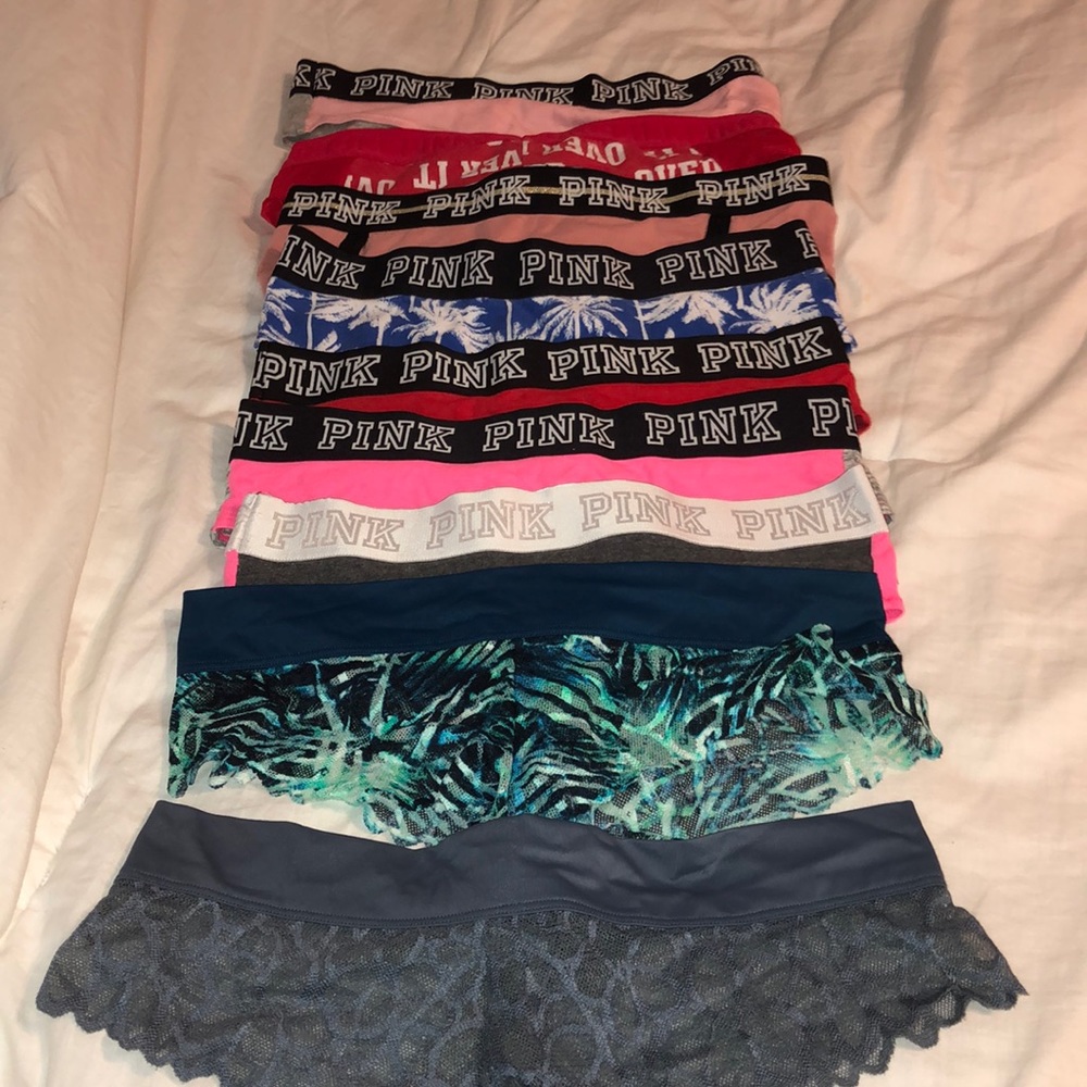 BUNDLE 💗 10 VS PINK panties for $23